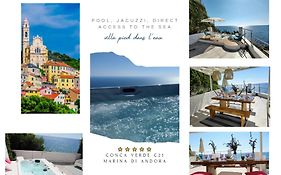 Conca Verde C21- Beach Front Little Villas Pool, Private Jacuzzi Sea View